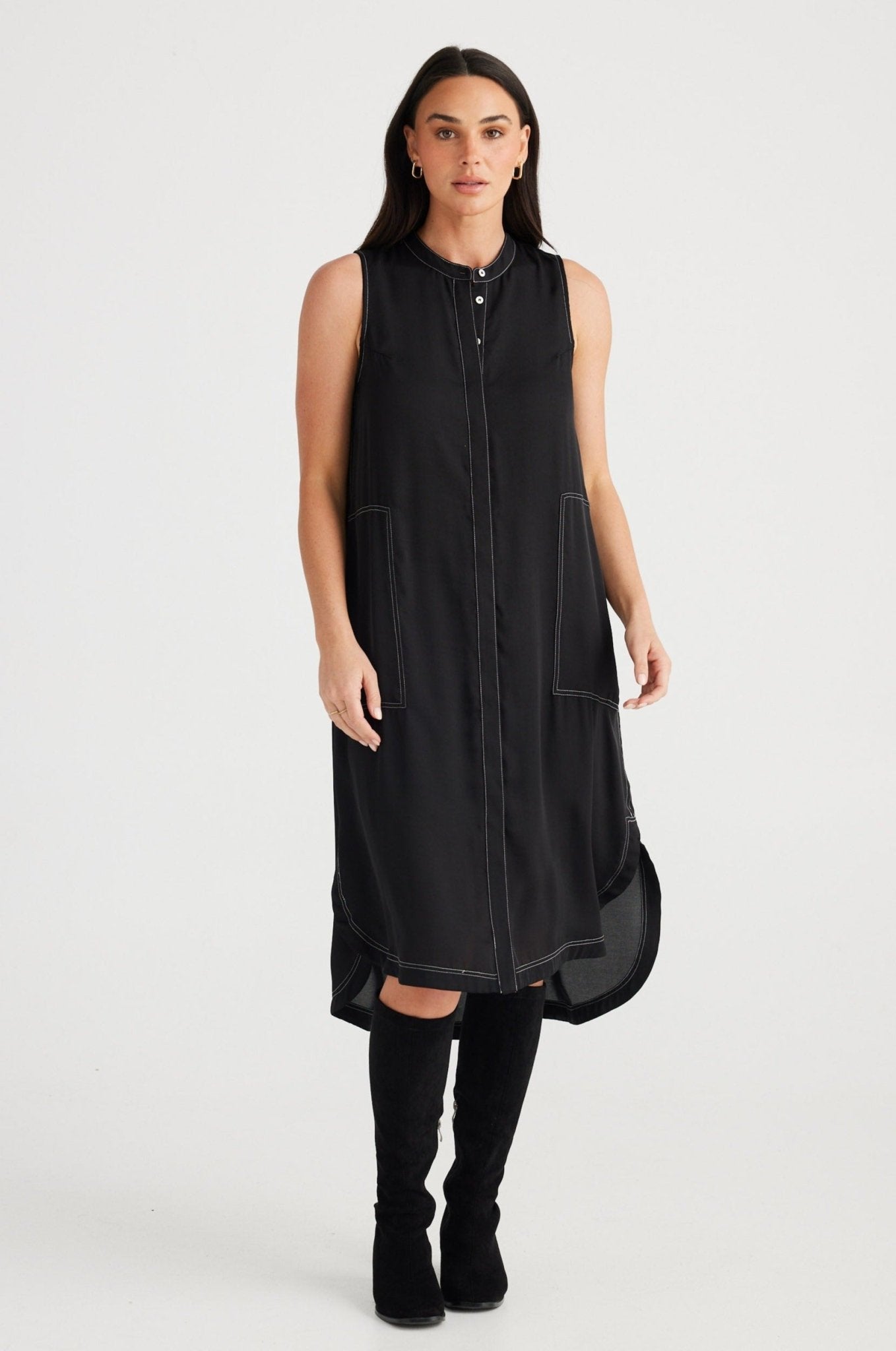 Saintly Dress - Black - Brave+True