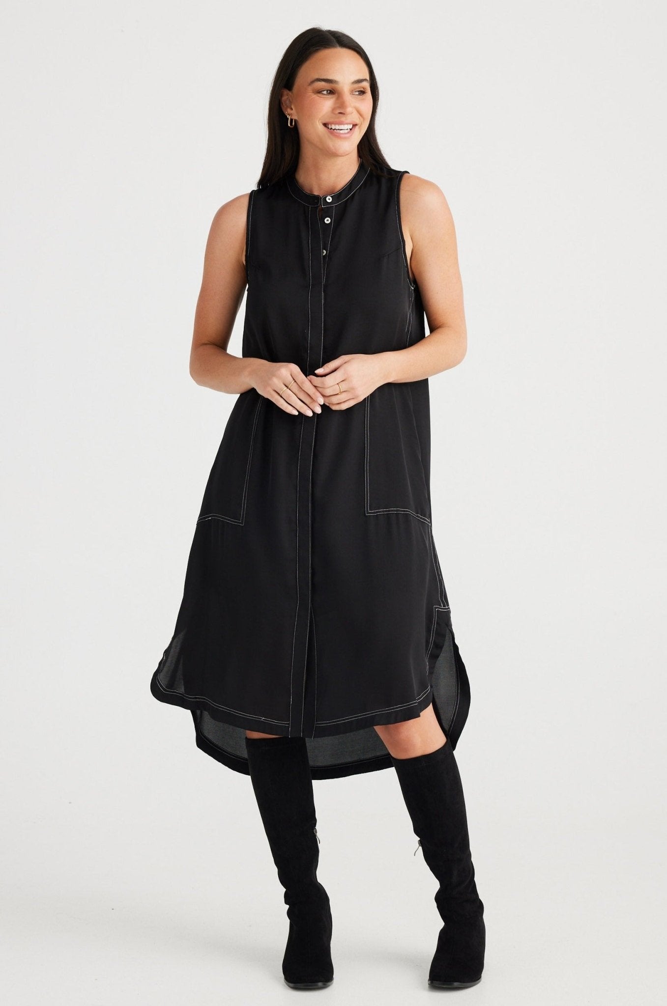 Saintly Dress - Black - Brave+True