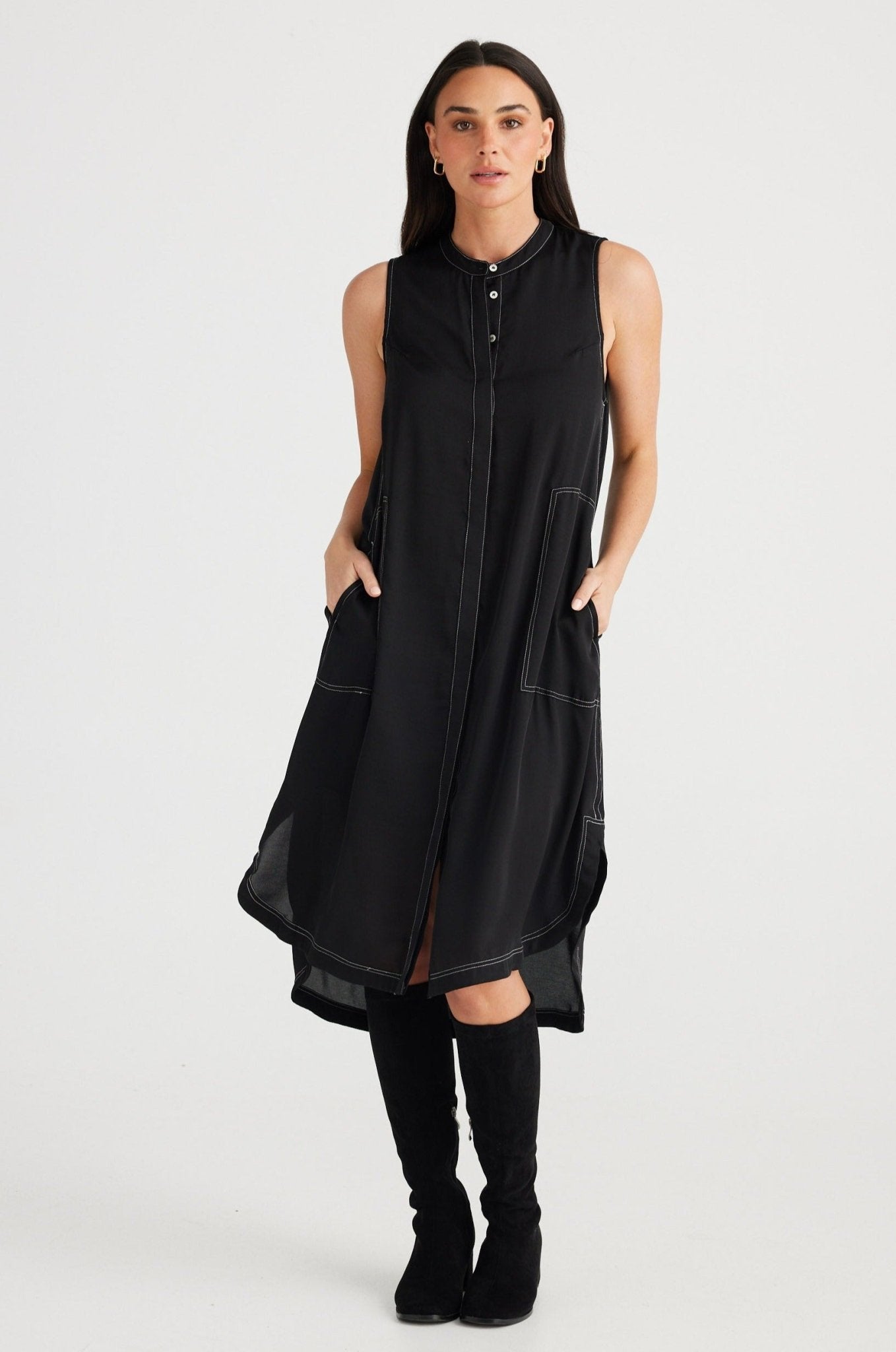 Saintly Dress - Black - Brave+True