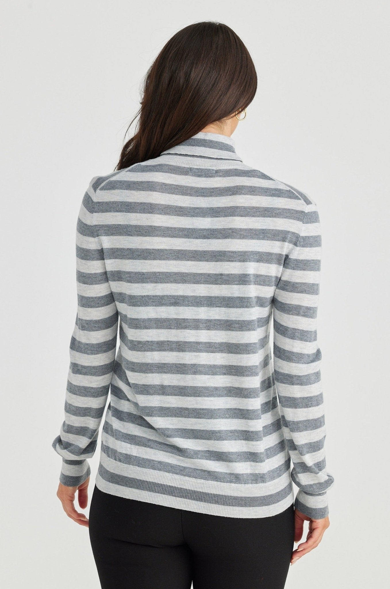 Quinn Knit - Grey Stripe - Brave+True