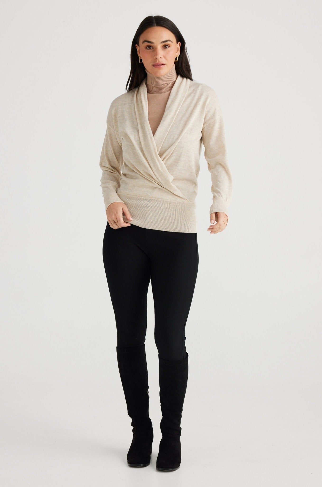 Davroe Wrap Knit - Natural - Brave+True