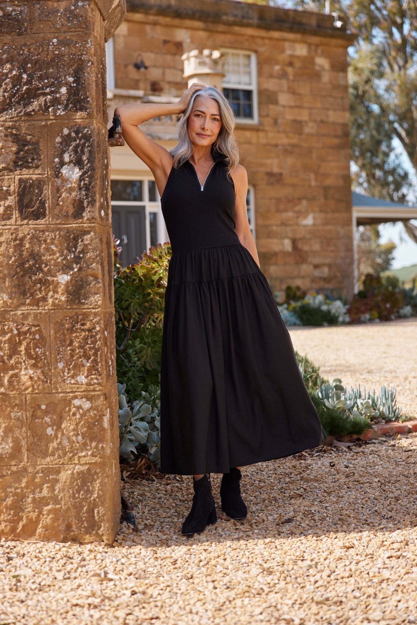 Juliette Dress - Black - Brave+True