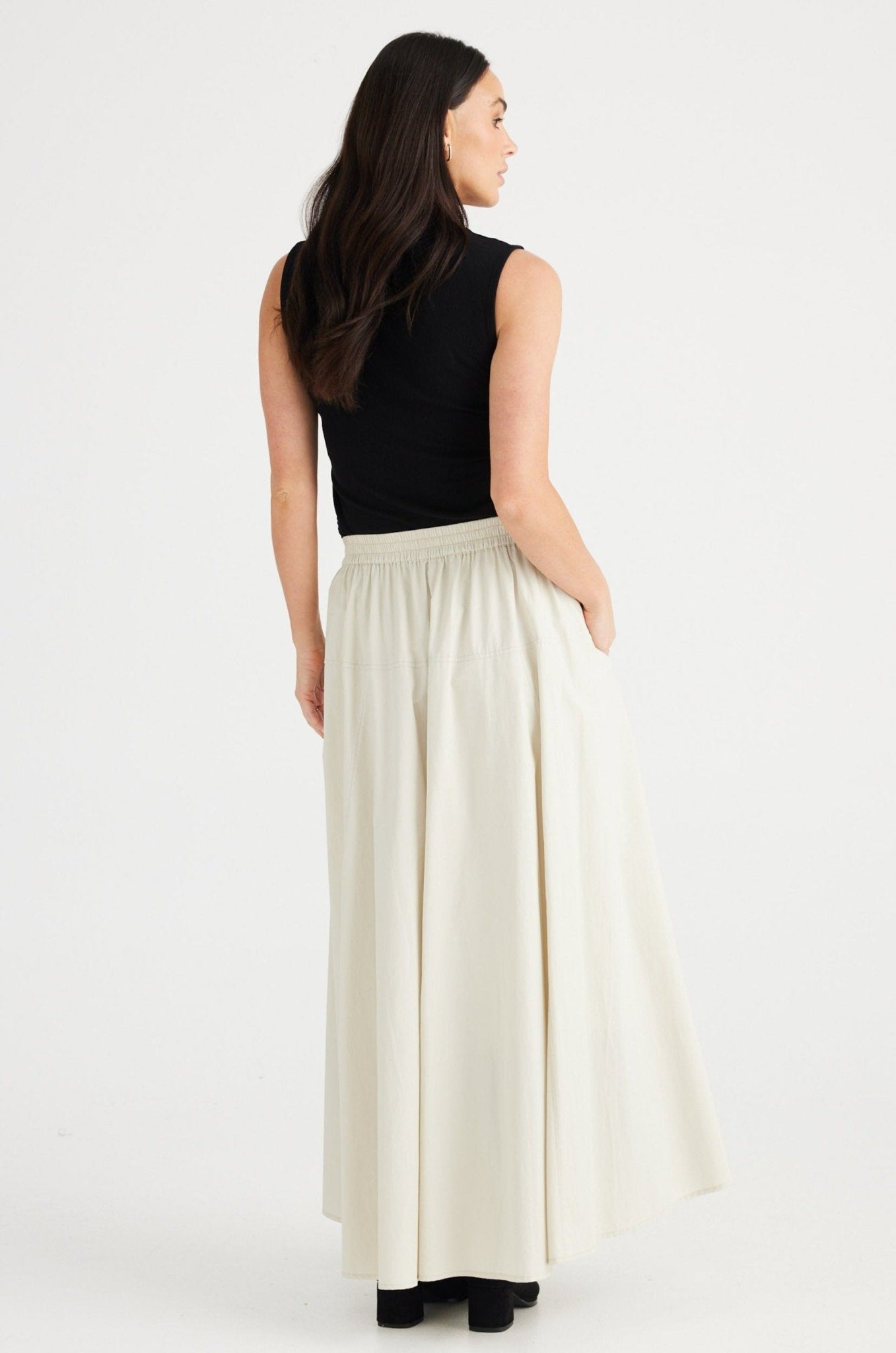 Zoe Skirt - Oyster - Brave+True