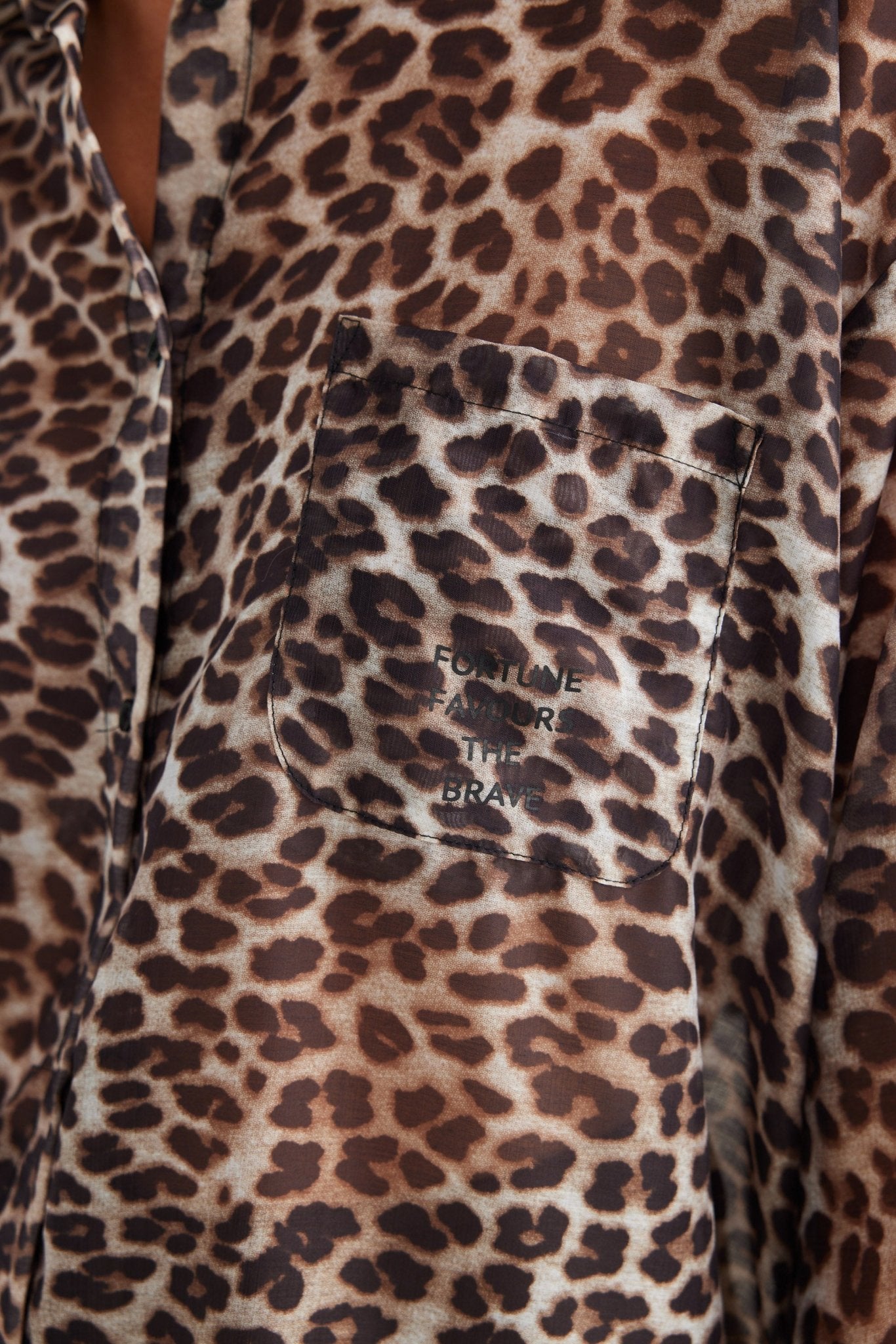 Fortune Shirt - Leopard - Brave+True