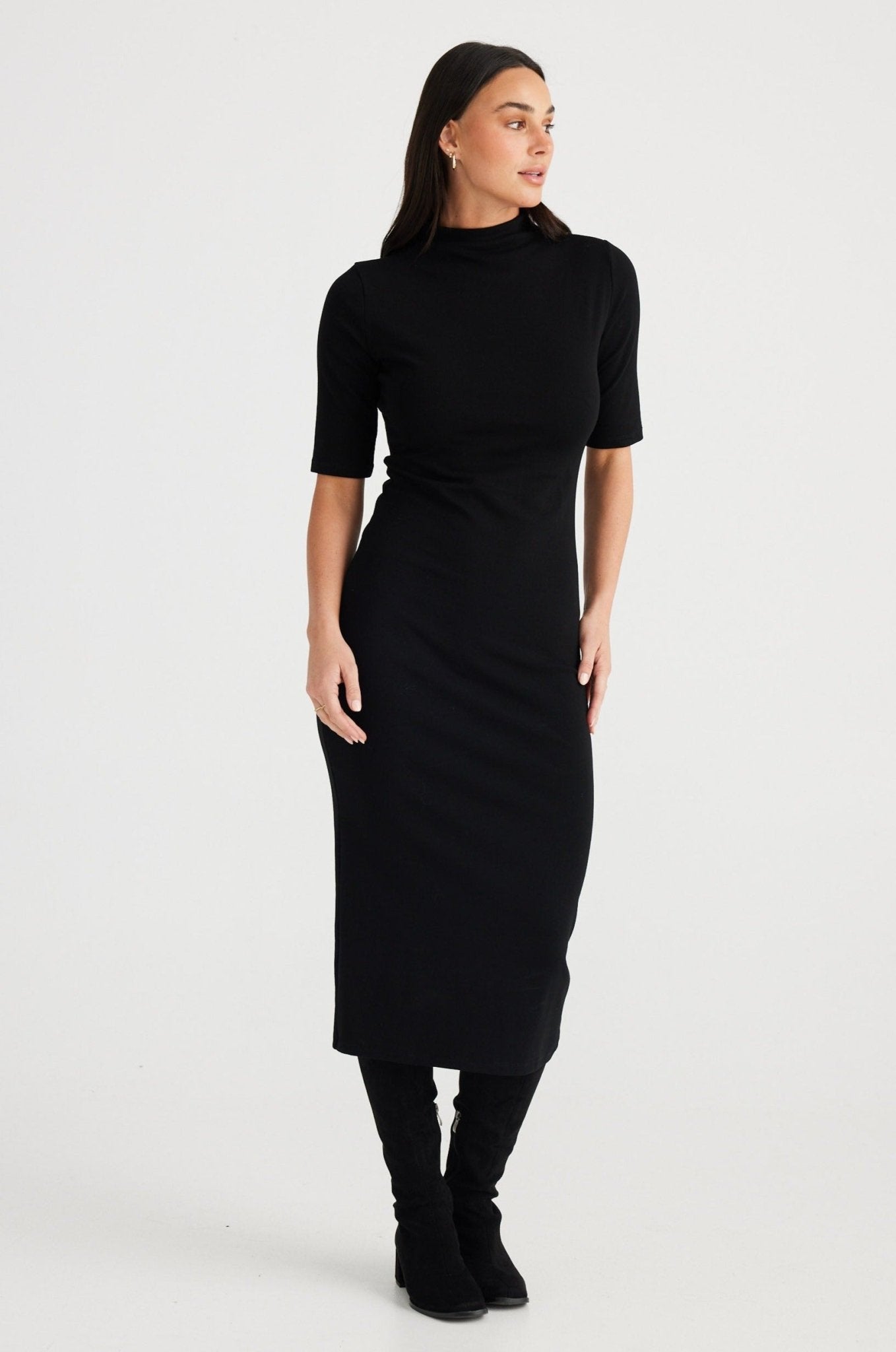 Olivia Dress - Black - Brave+True