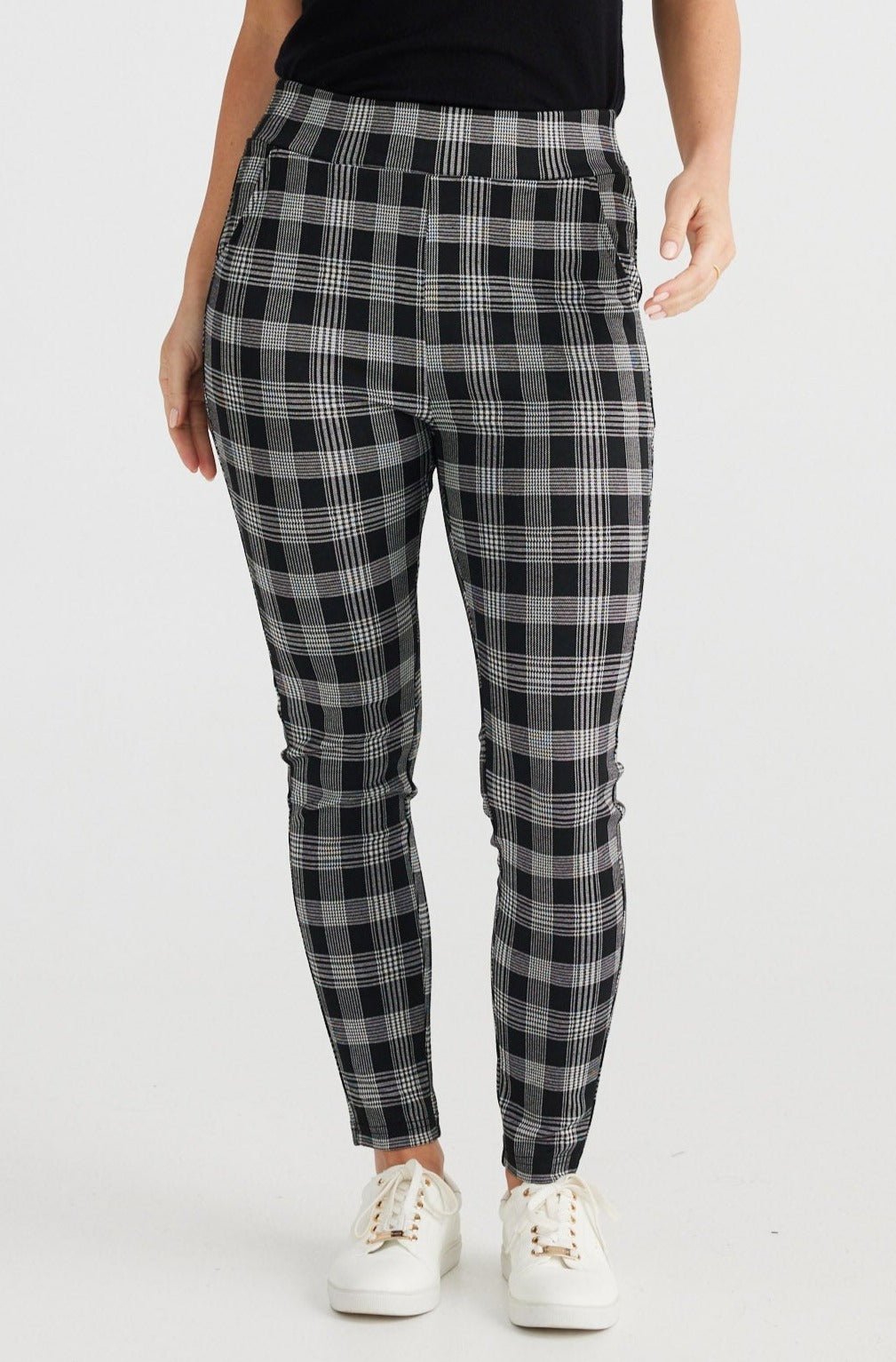 Pilot Pant - Black Check - Brave+True