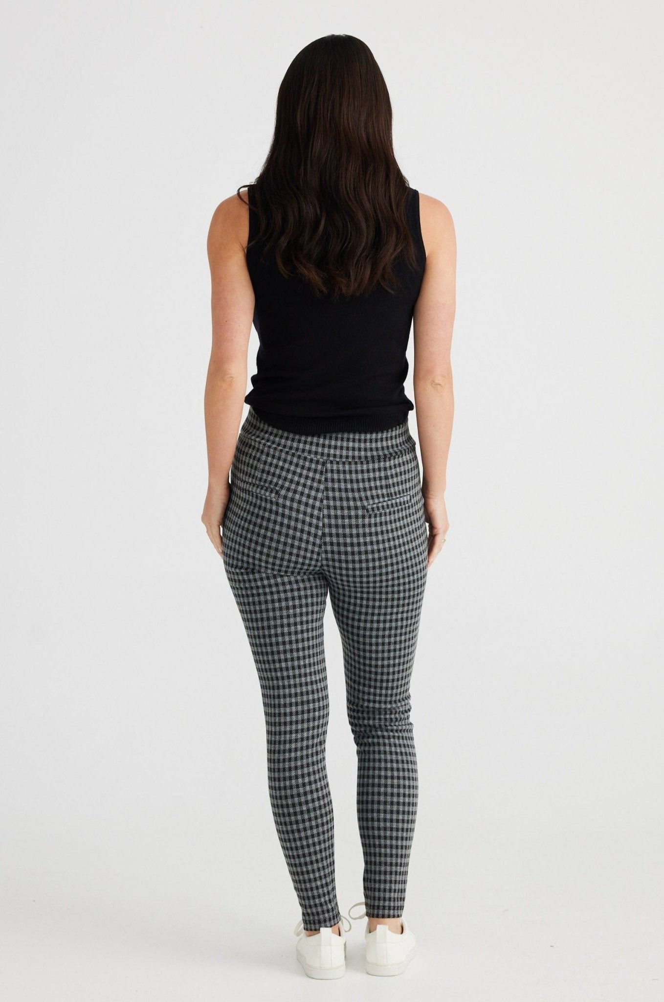 Pilot Pant - Charcoal Check - Brave+True