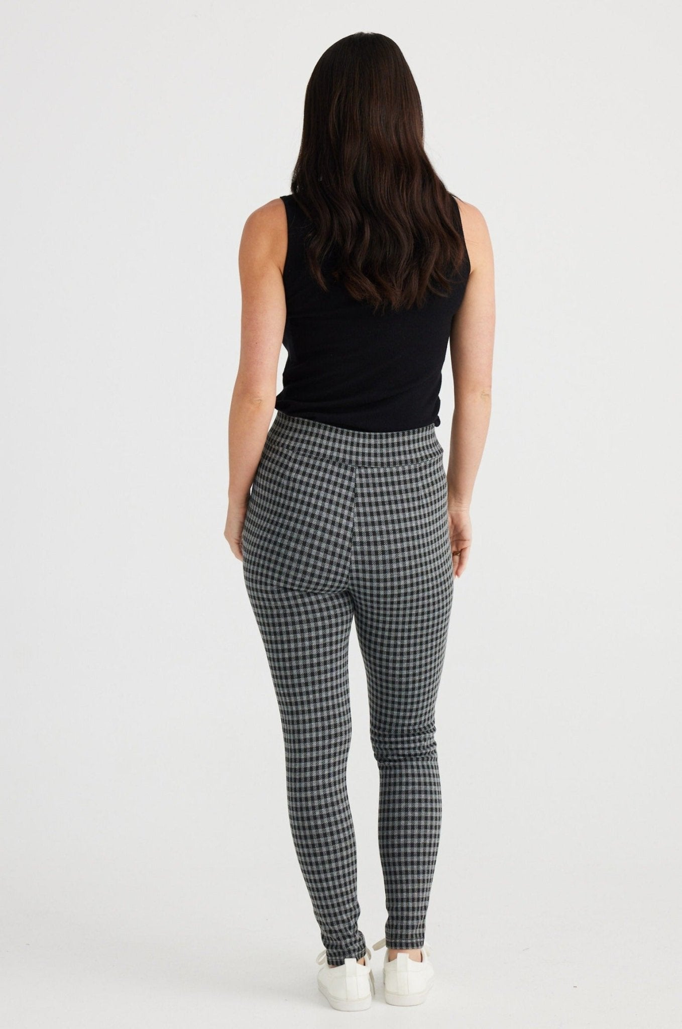 Runway Pant - Charcoal Check - Brave+True