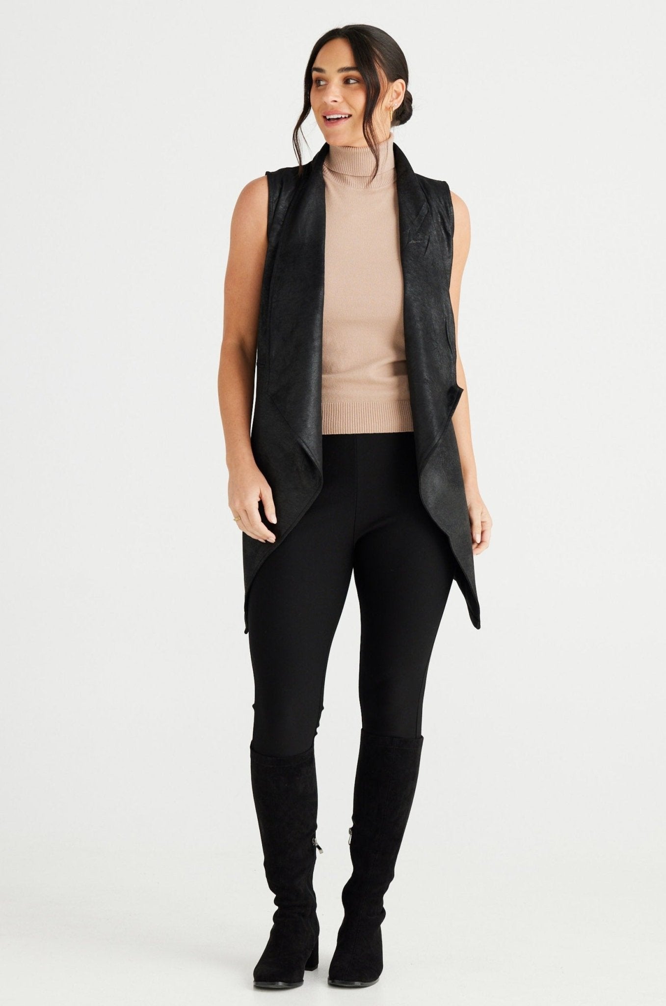 Skeeter Vest - Black - Brave+True