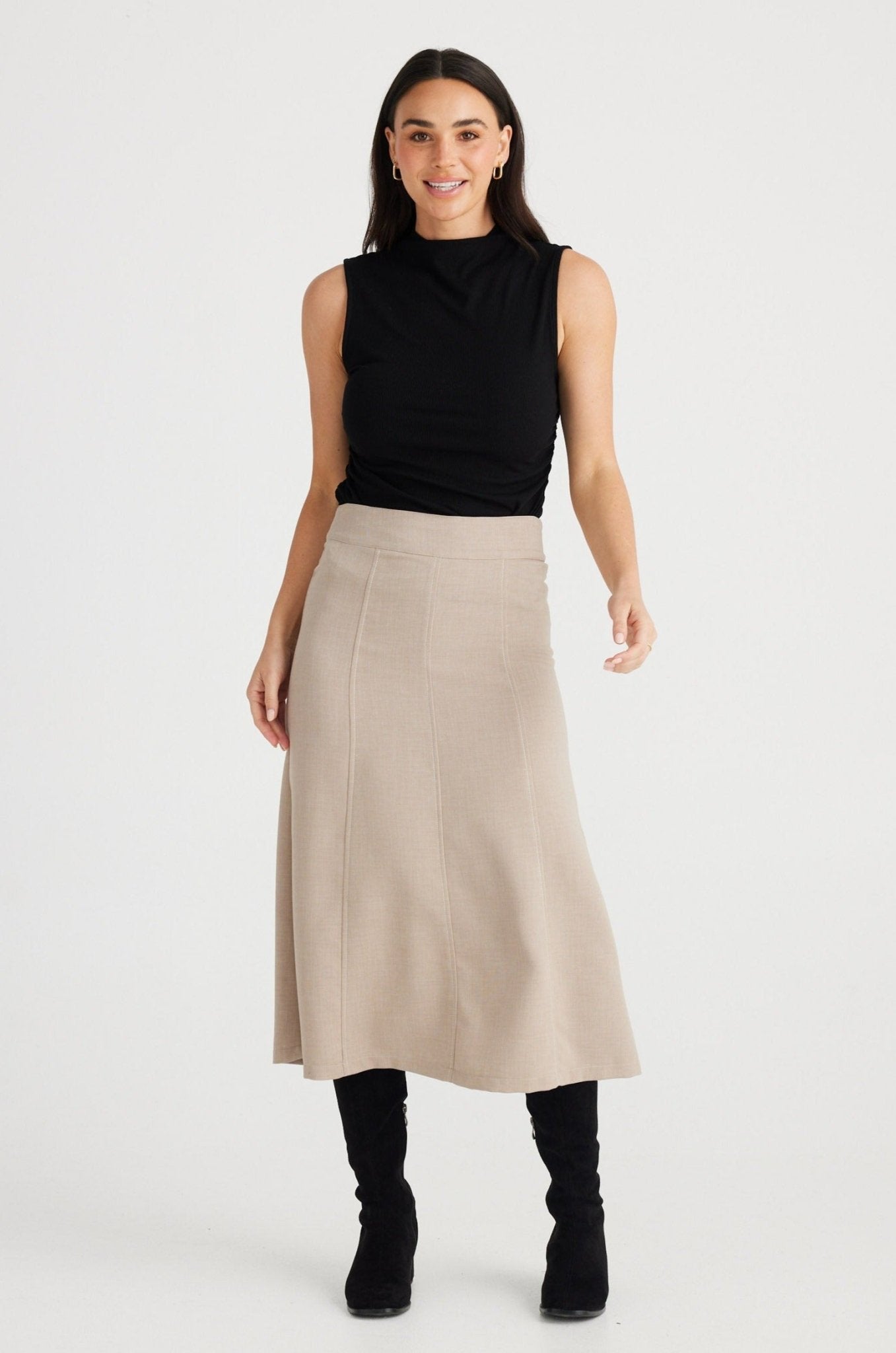 Reeves Skirt - Pewter - Brave+True