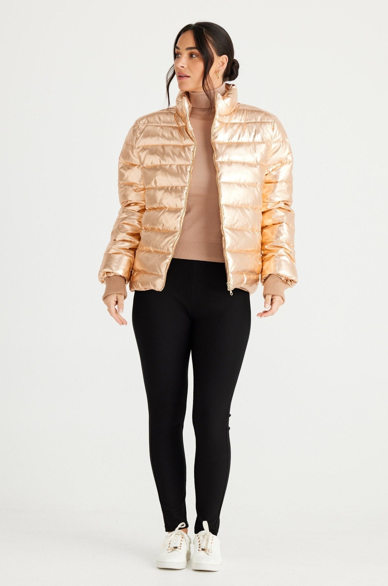 Sillian Puffer - Gold - Brave+True