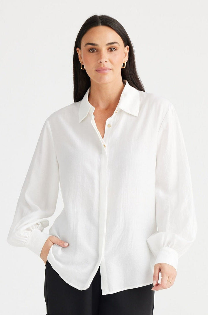 Sampson Shirt - White - Brave+True