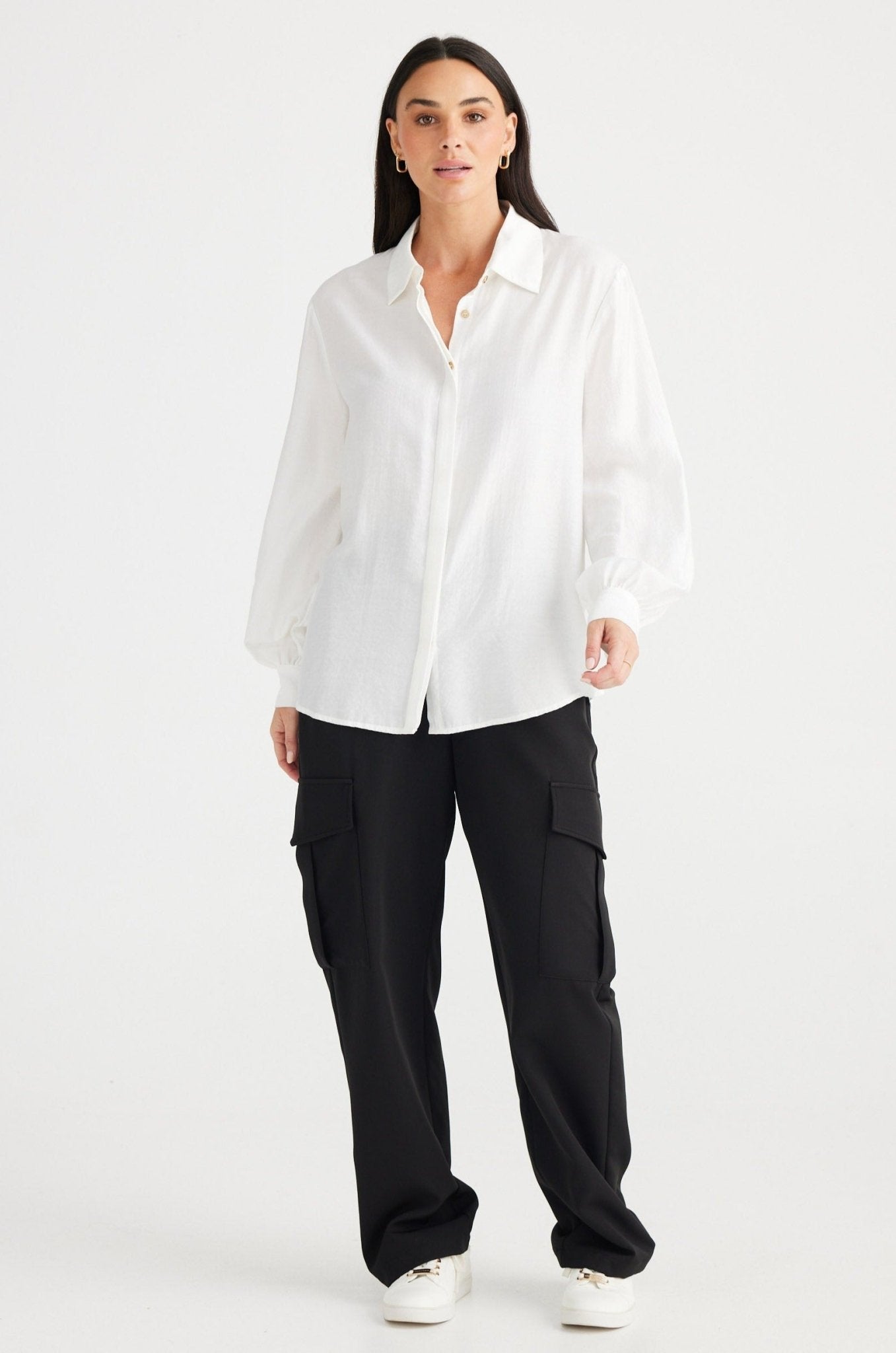 Sampson Shirt - White - Brave+True