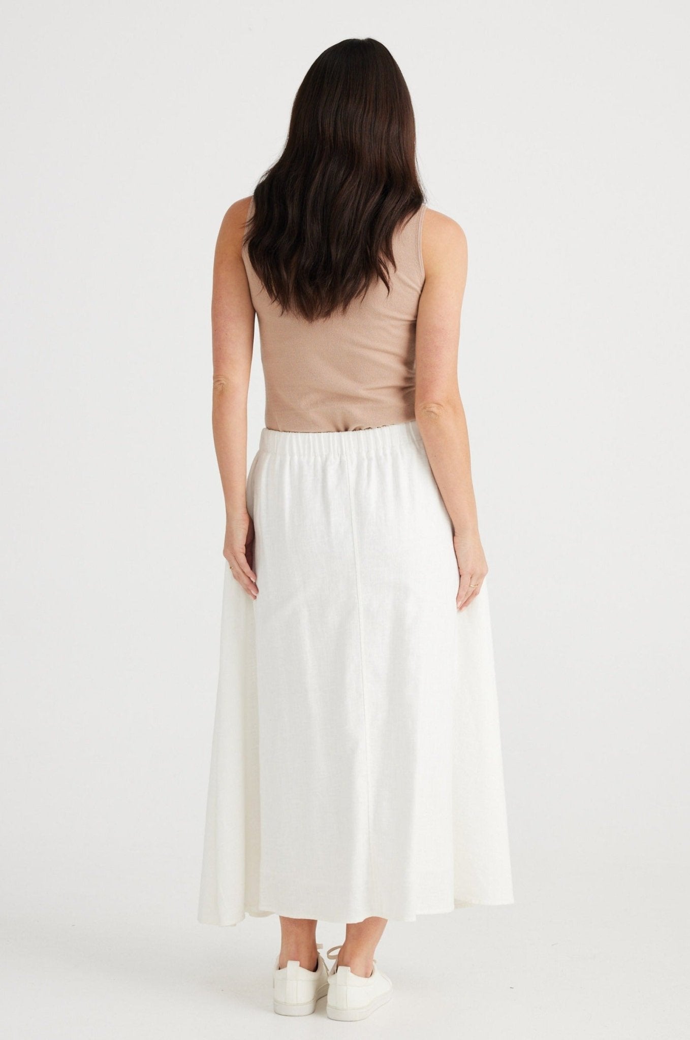 Rossi Skirt - White - Brave+True