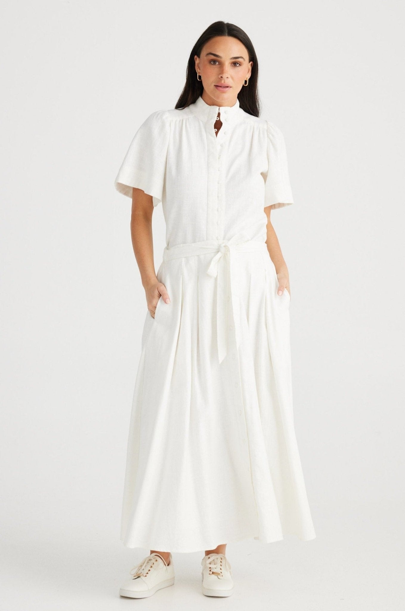 Rossi Skirt - White - Brave+True