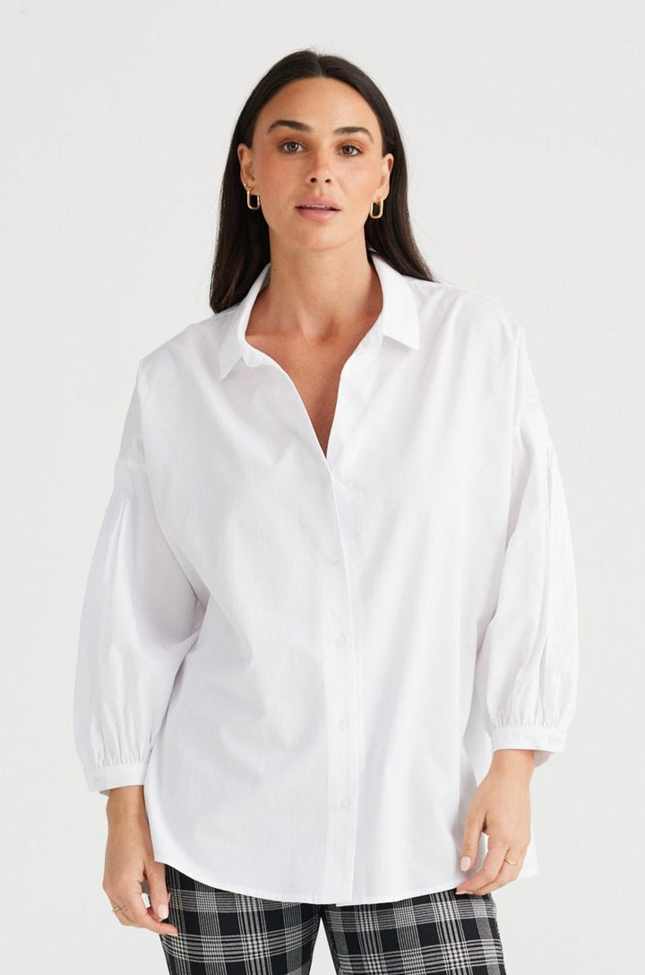Duchess Shirt - White - Brave+True
