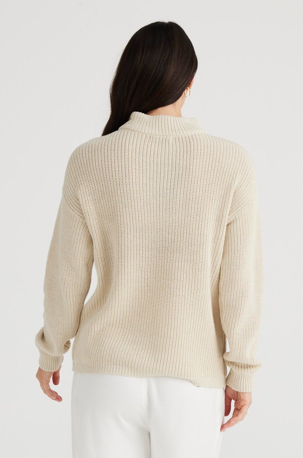 Marden Zip Knit - Natural - Brave+True