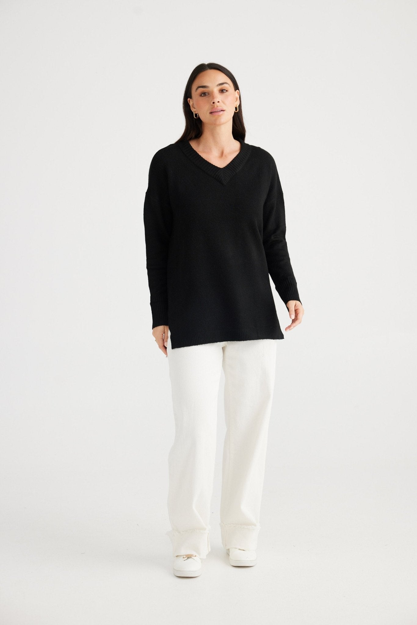 Bianca Long Knit - Black - Brave+True