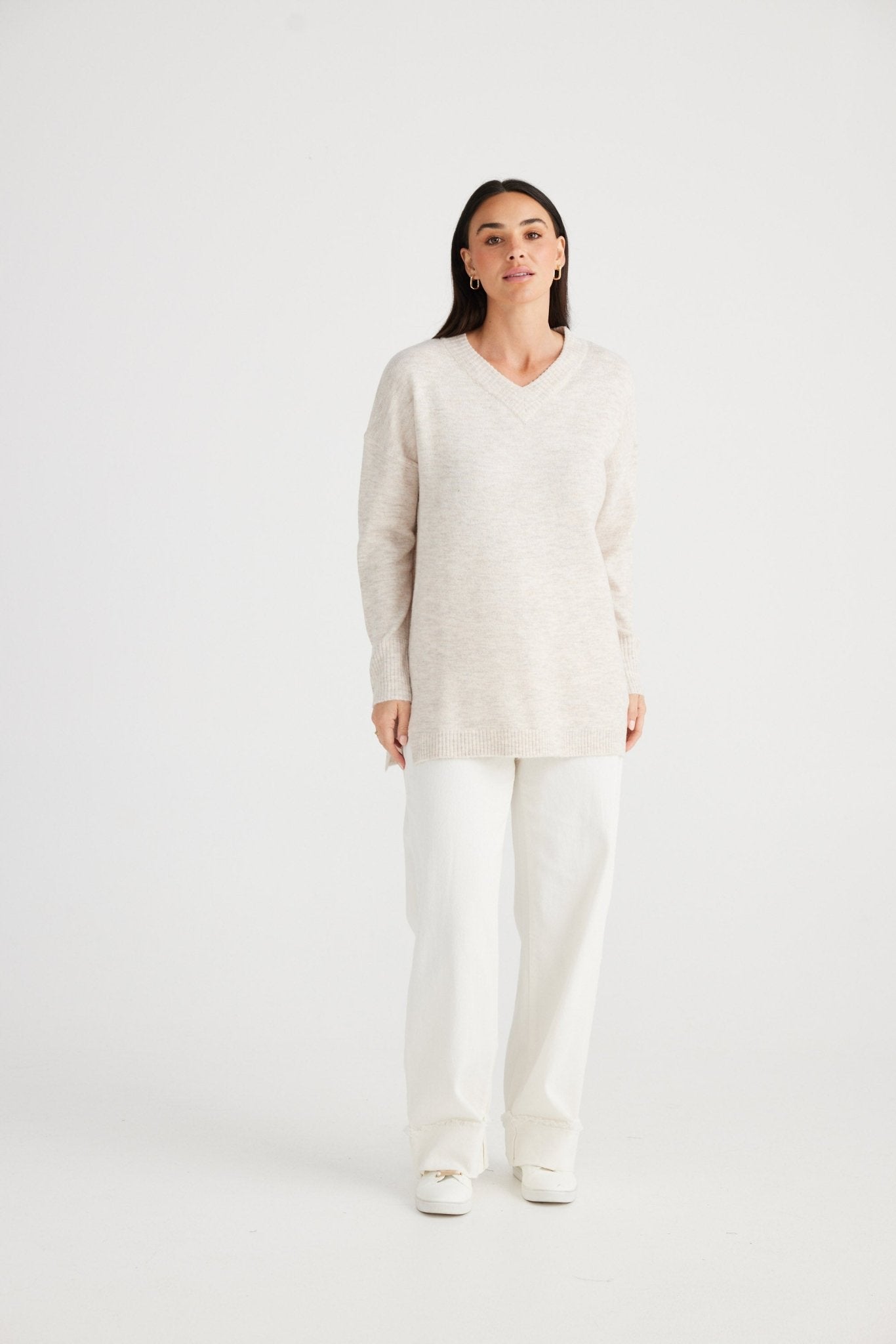 Bianca Long Knit - Natural - Brave+True