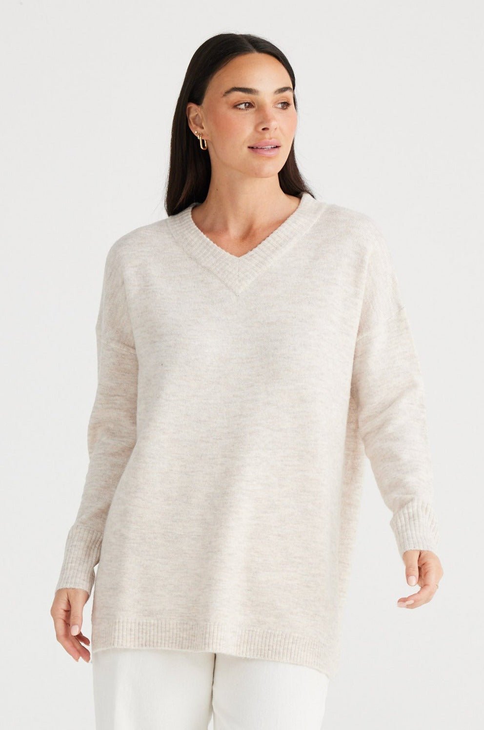 Bianca Long Knit - Natural - Brave+True