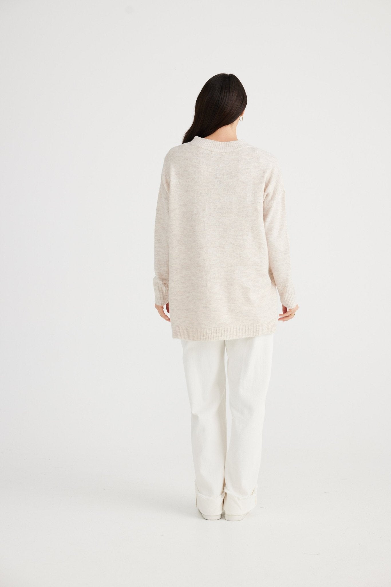 Bianca Long Knit - Natural - Brave+True