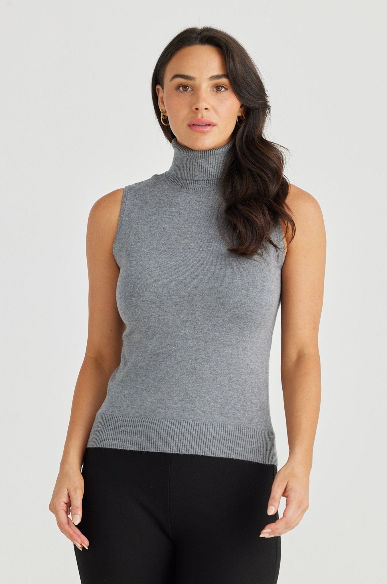 Skye Knit Top - Graphite - Brave+True