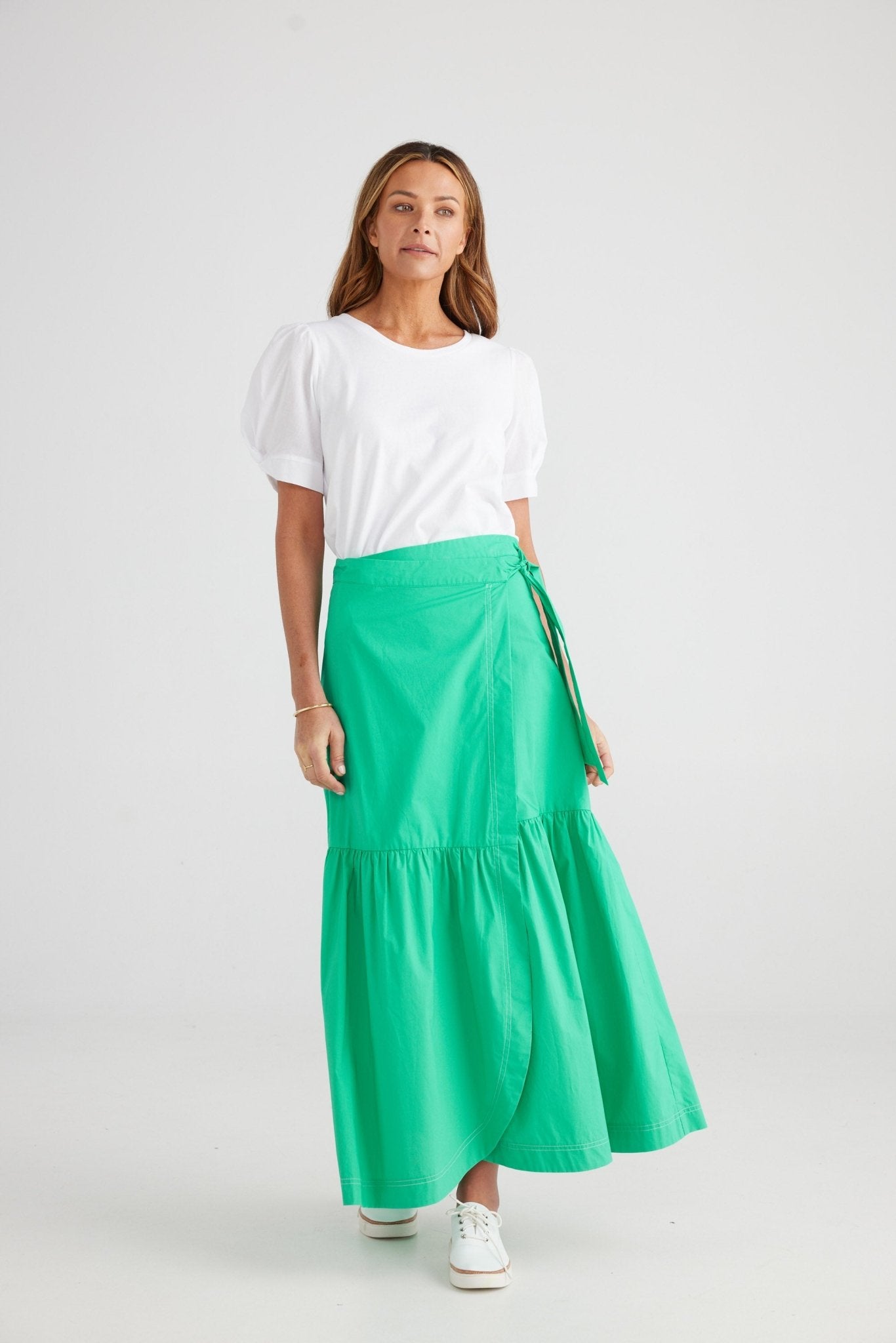 Lita Skirt - Green - Brave+True