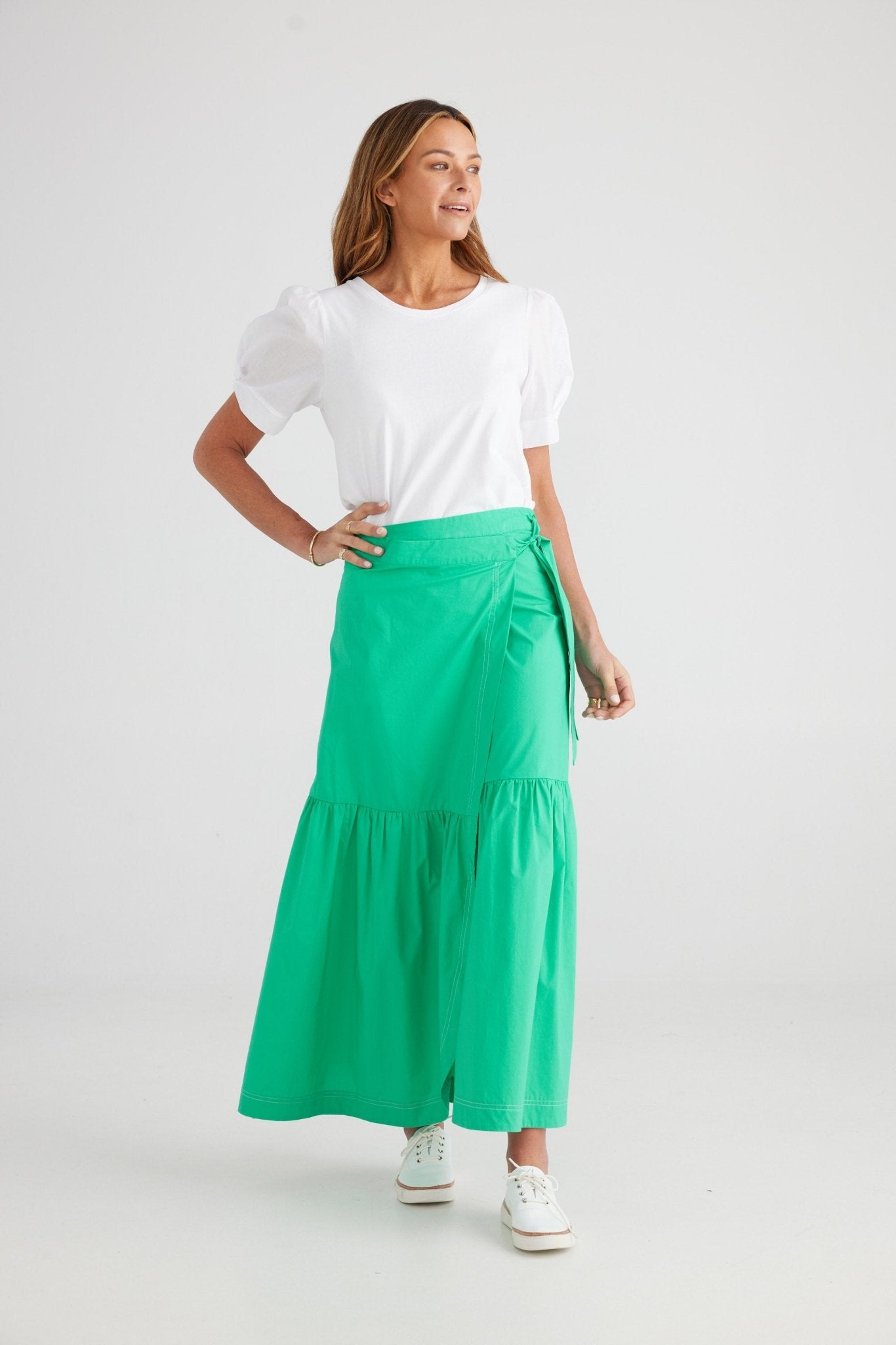 Lita Skirt - Green - Brave+True