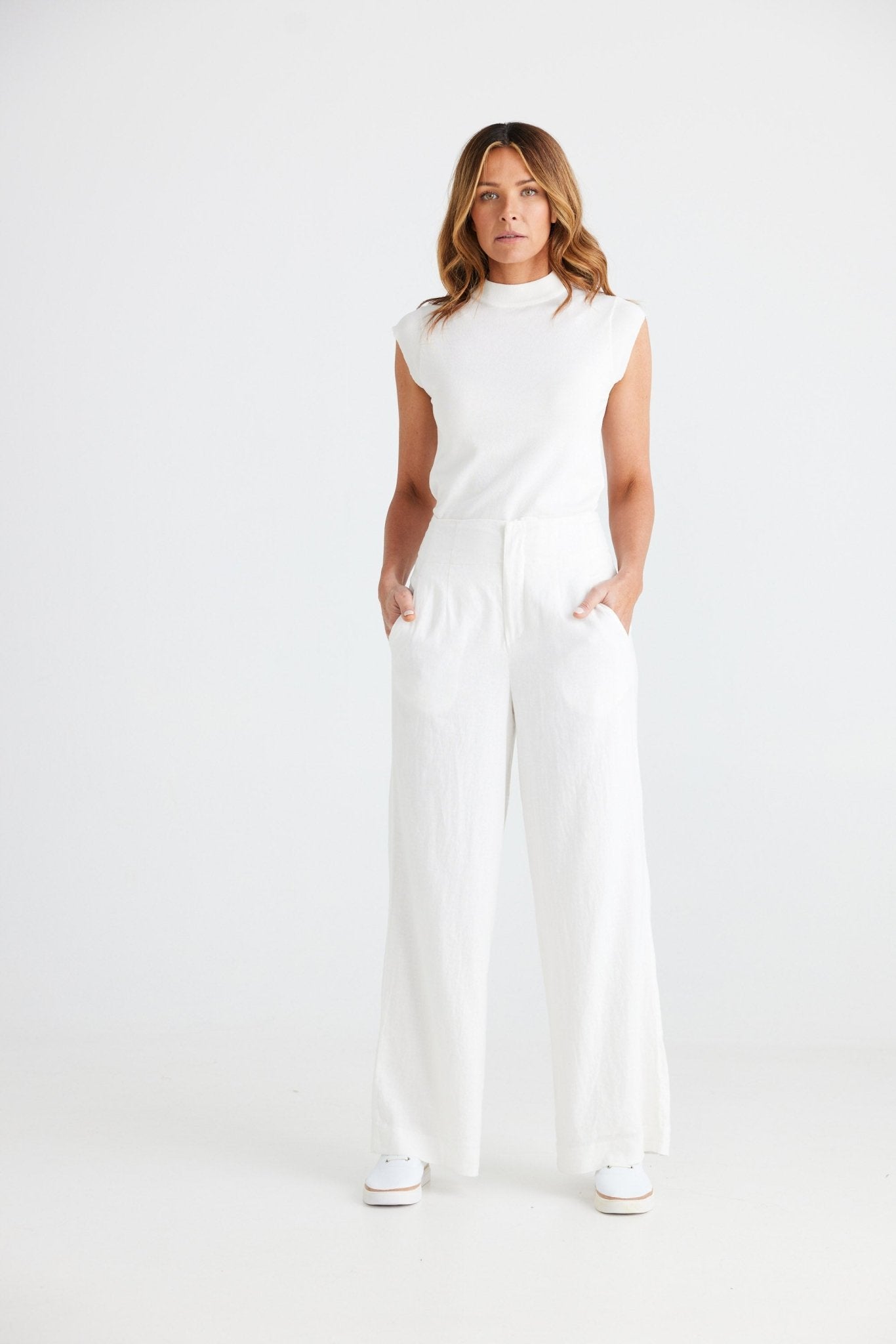 Dana Pants - White - Brave+True