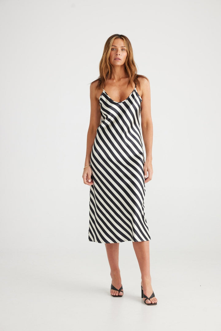 Lexi Dress - Midnight Stripe - Brave+True