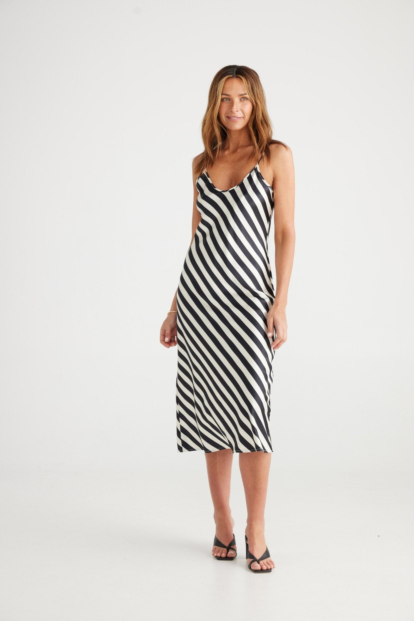 Lexi Dress - Midnight Stripe - Brave+True