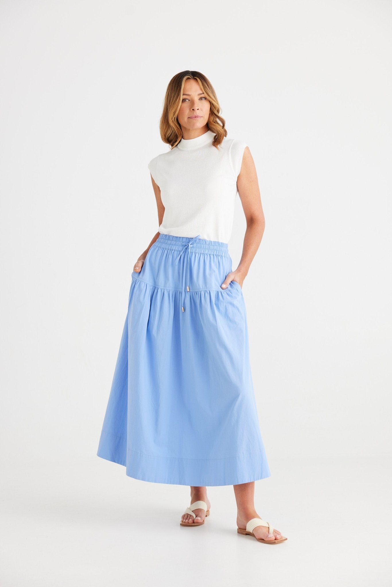 Provence Skirt - Periwinkle Blue - Brave+True