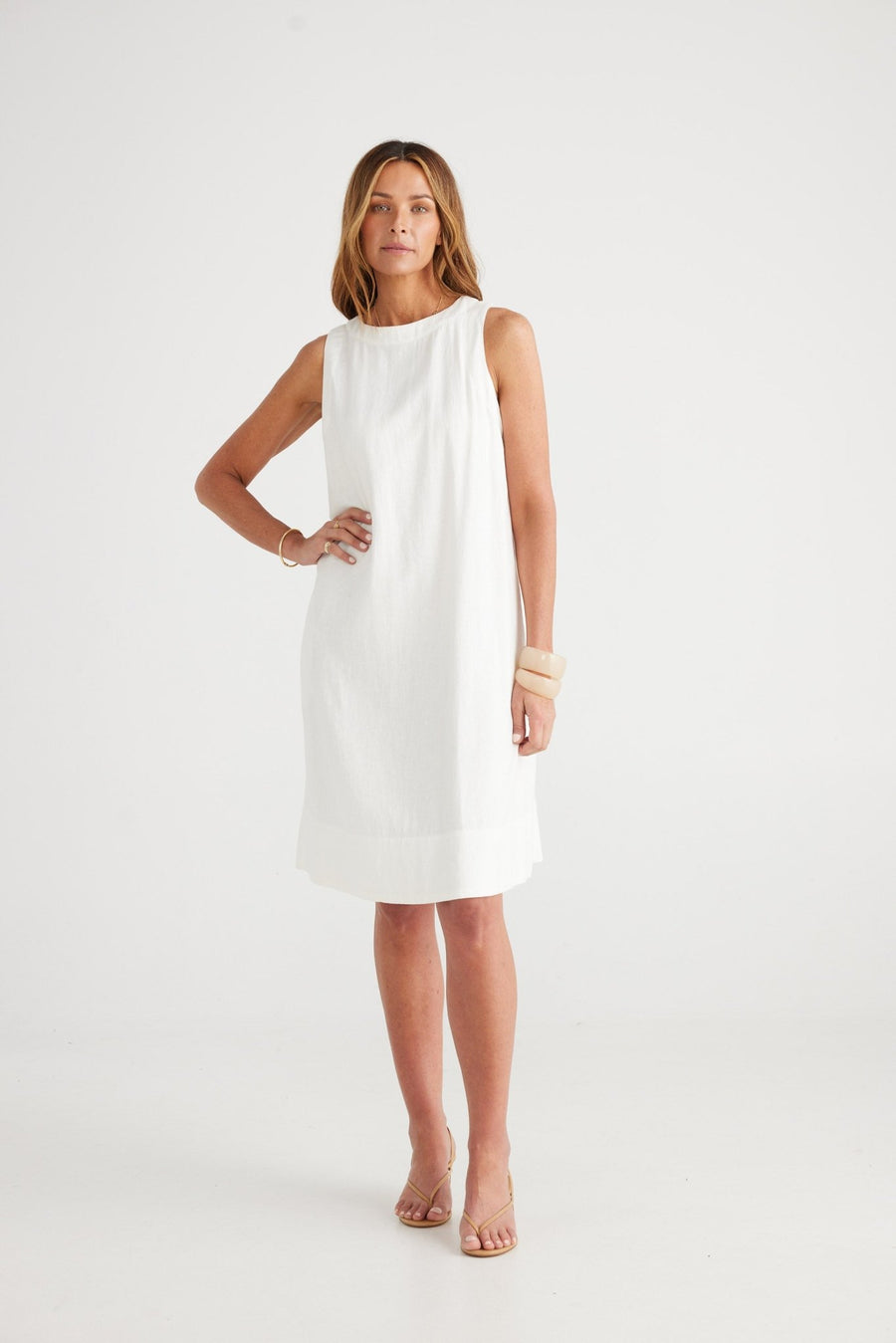 Aliani Dress - White - Brave+True