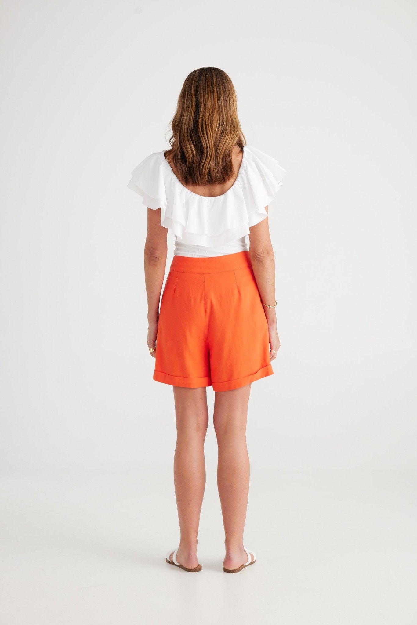 Kelley Shorts - Mandarin - Brave+True