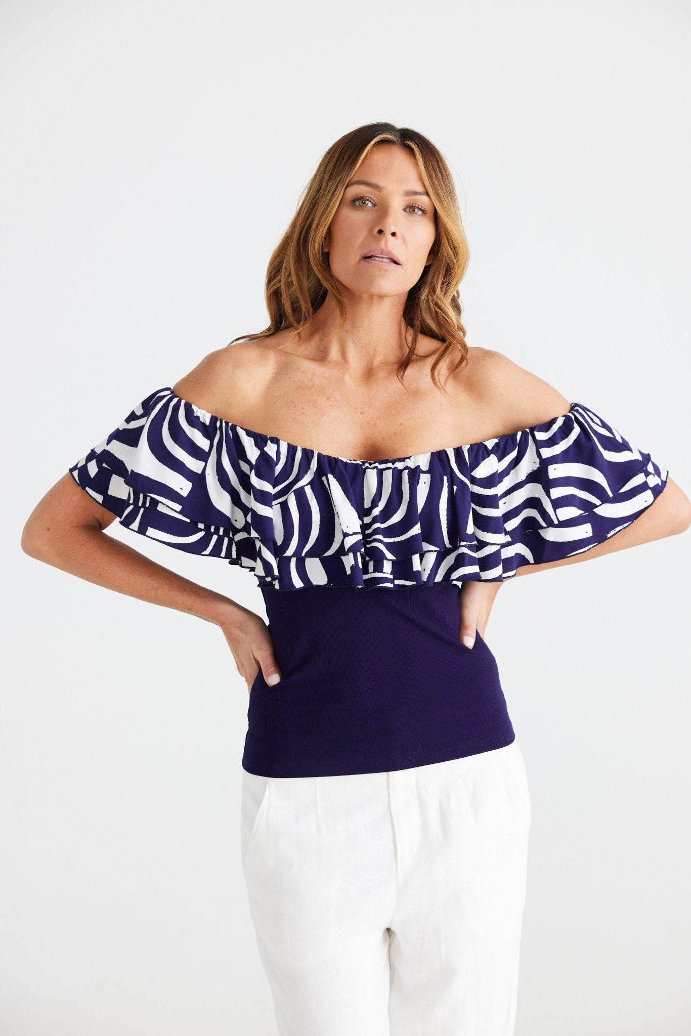 Callie Top - Esqueleto + Navy - Brave+True