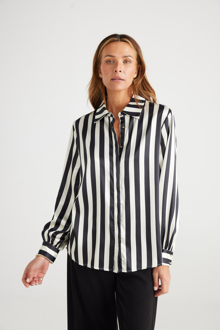 Sampson Shirt - Midnight Stripe - Brave+True