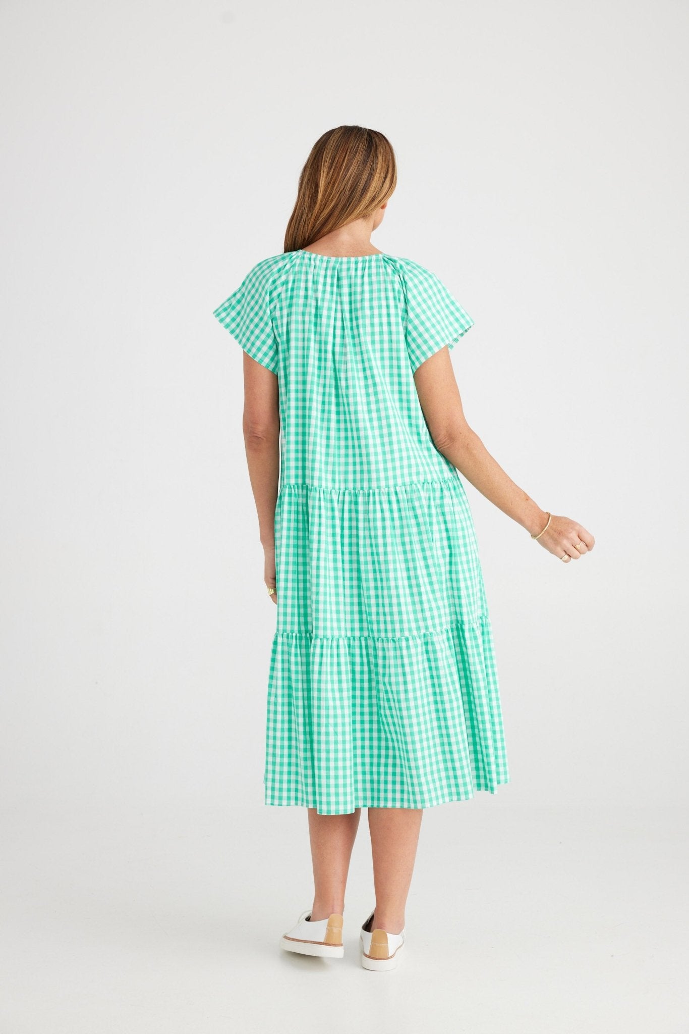 Charlotte Dress - Mint Gingham - Brave+True