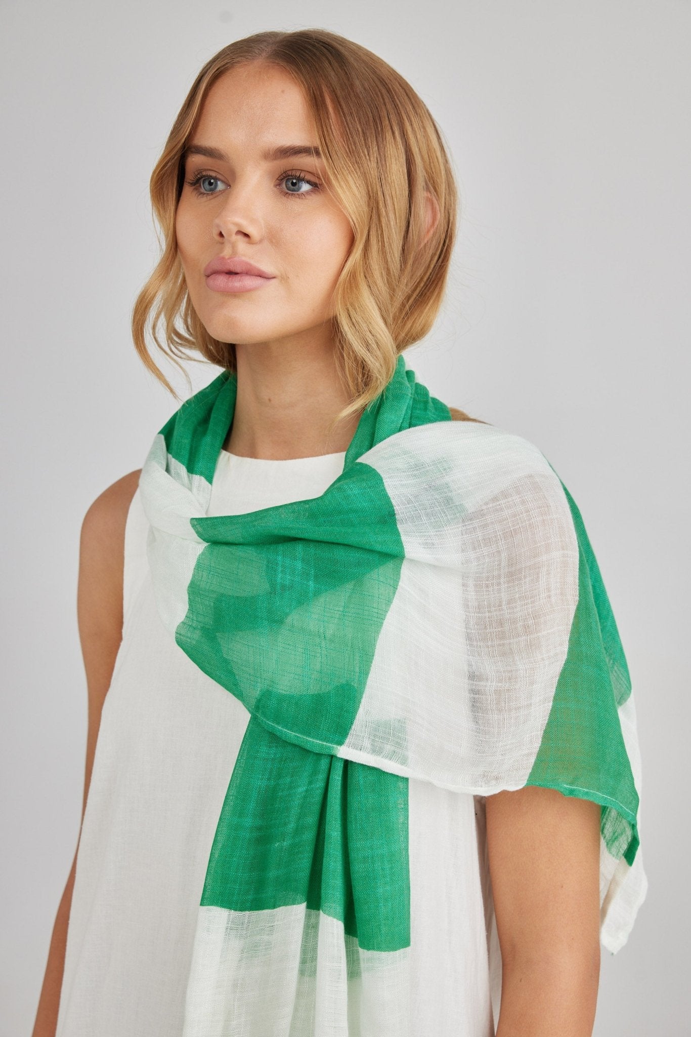 Passage Scarf - Green - Brave+True