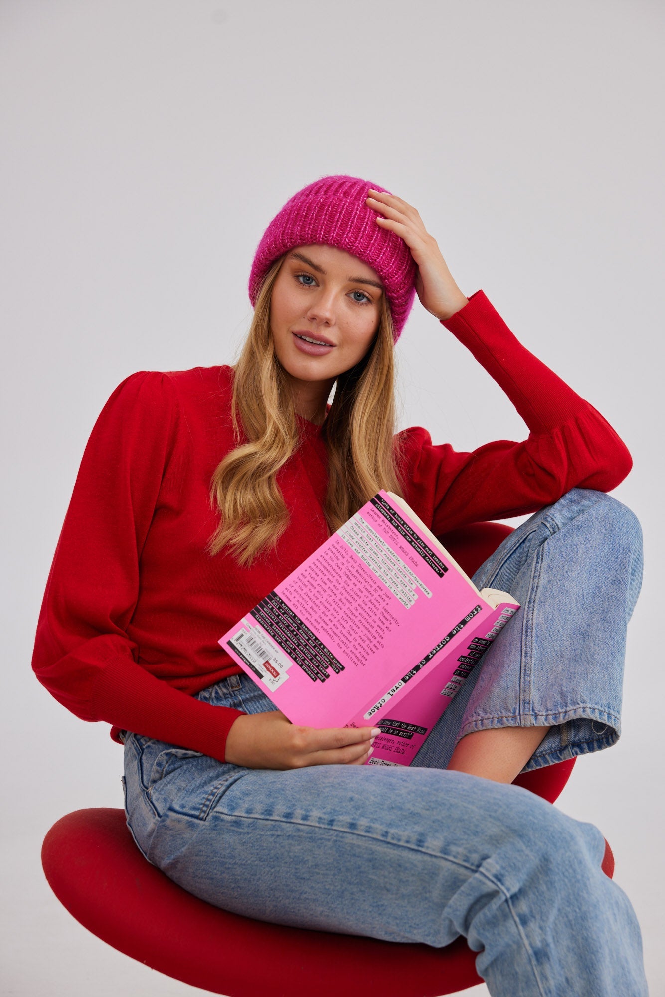 Breezy Beanie - Raspberry - Brave+True