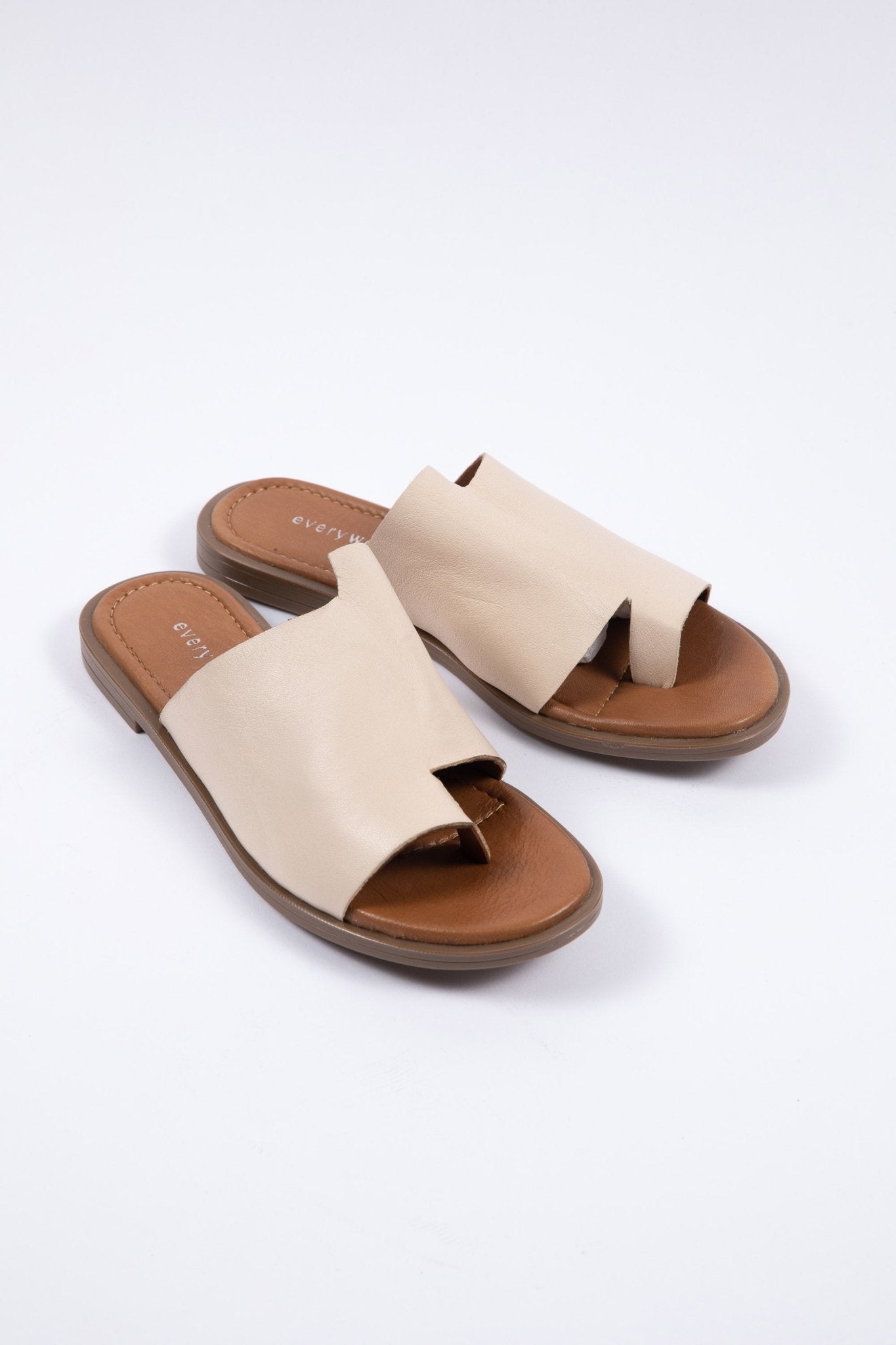 Castaway Slides - Beige - Brave+True